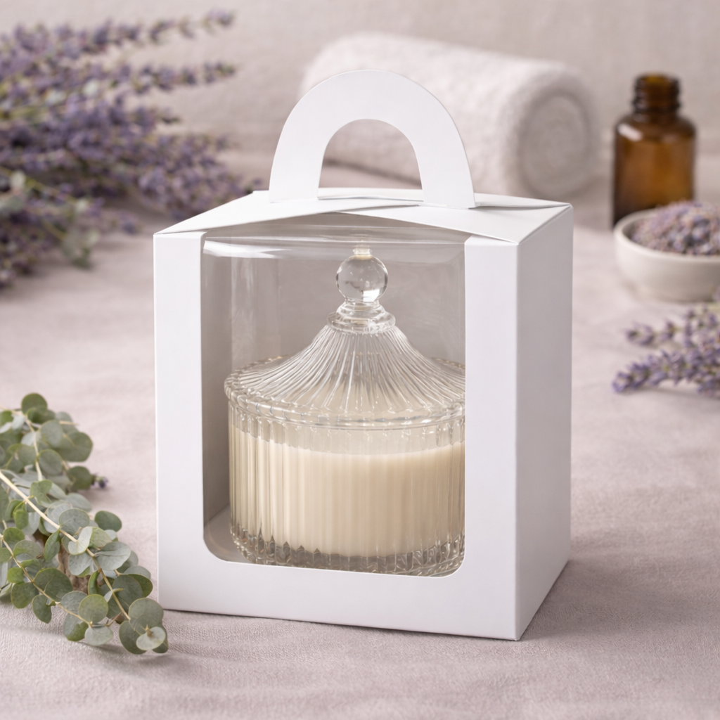 Lavender Zen Glow – Soy Wax Candle | Lavender Fragrance