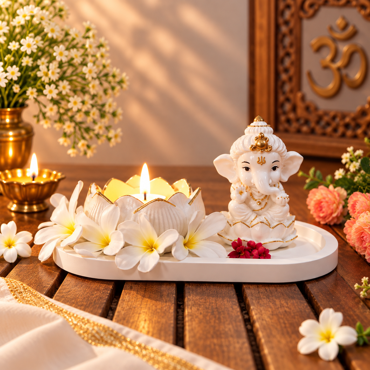 Ganesha Pooja Décor Set