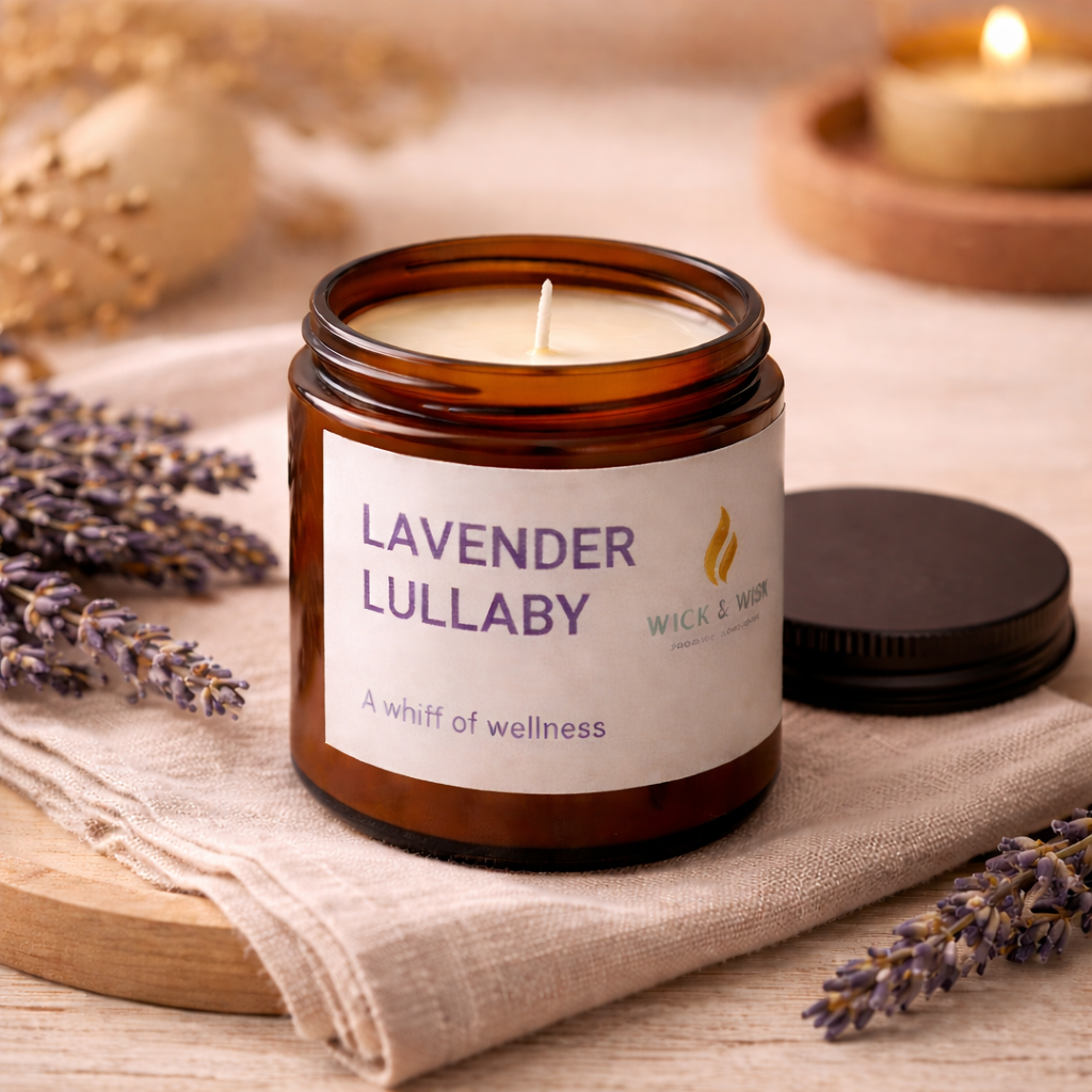 Lavender Soy Wax Candle | Relaxing Floral Aroma