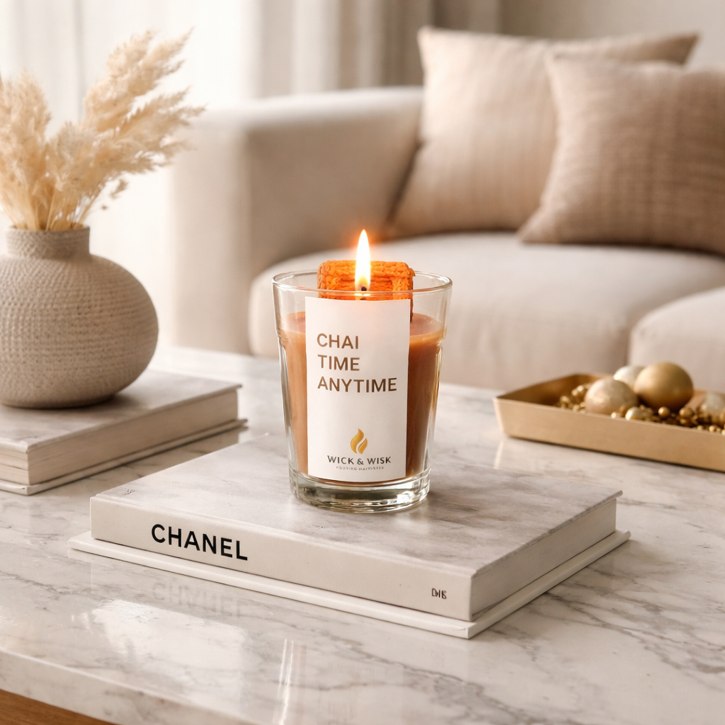 Chai Time Soy Wax Candle | Masala Tea Fragrance