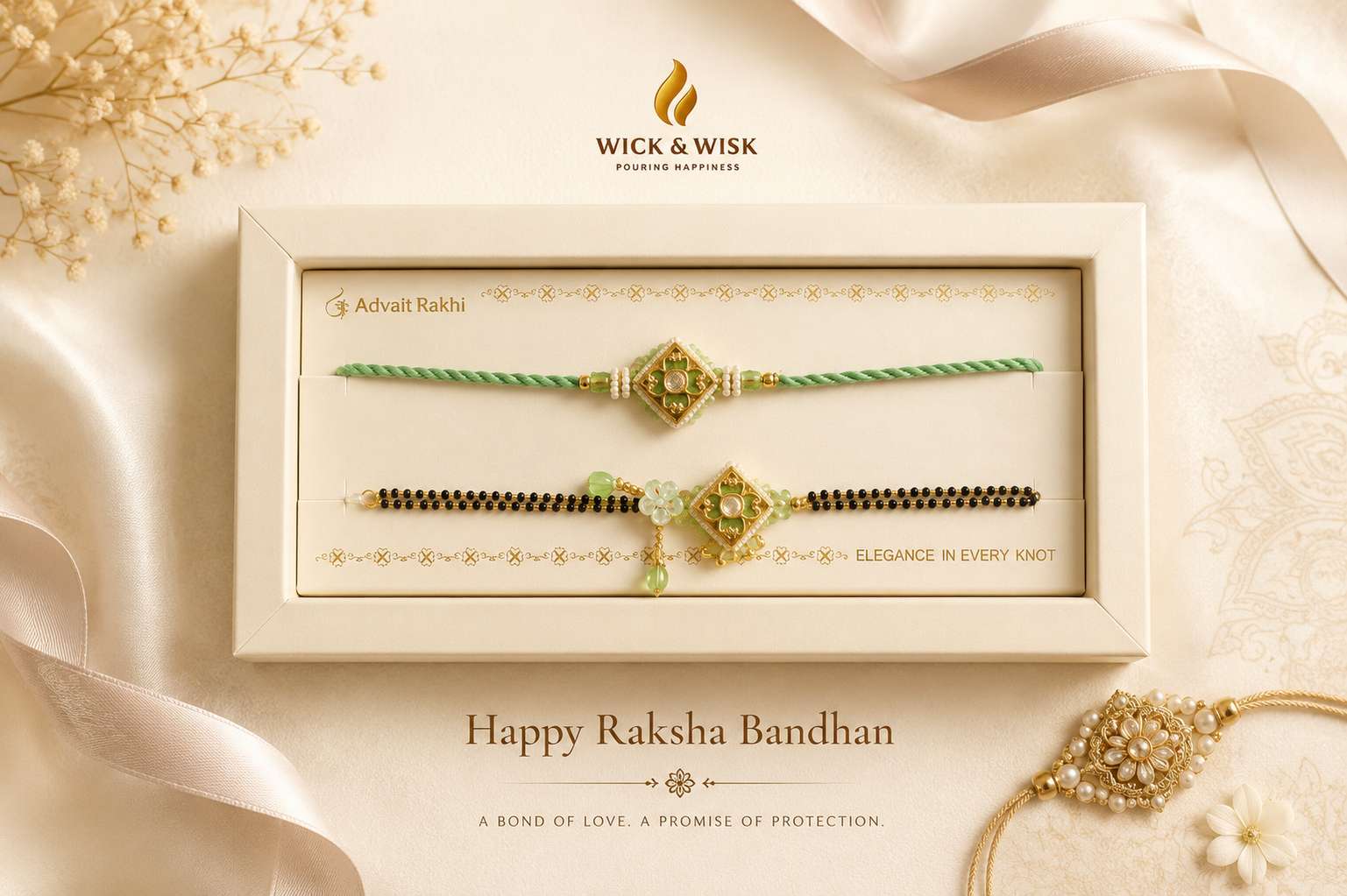 Radha Krishan Rakhi Hamper