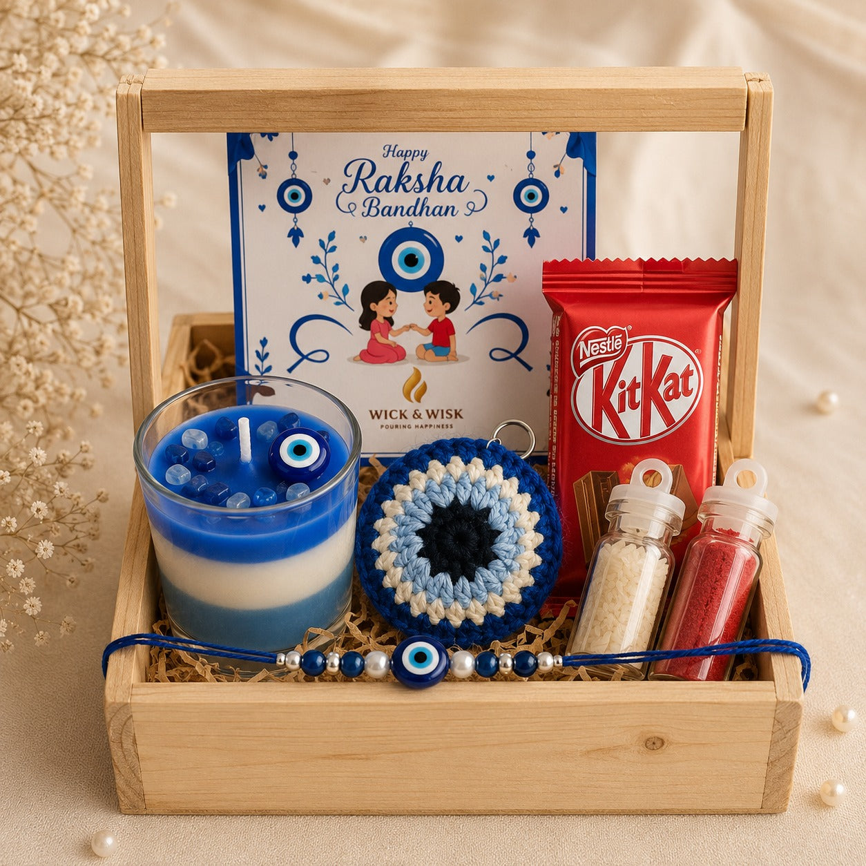 Evil Eye Rakhi Gift Hamper