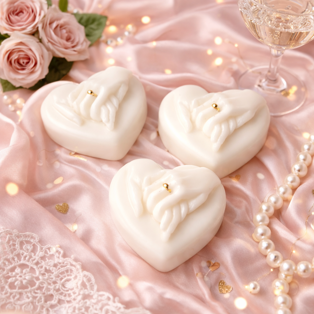 Forever Mine – Couple Hands Ring Candle
