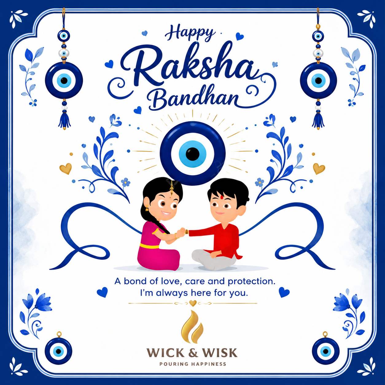 Ocean Inspired Rakhi Gift Hamper