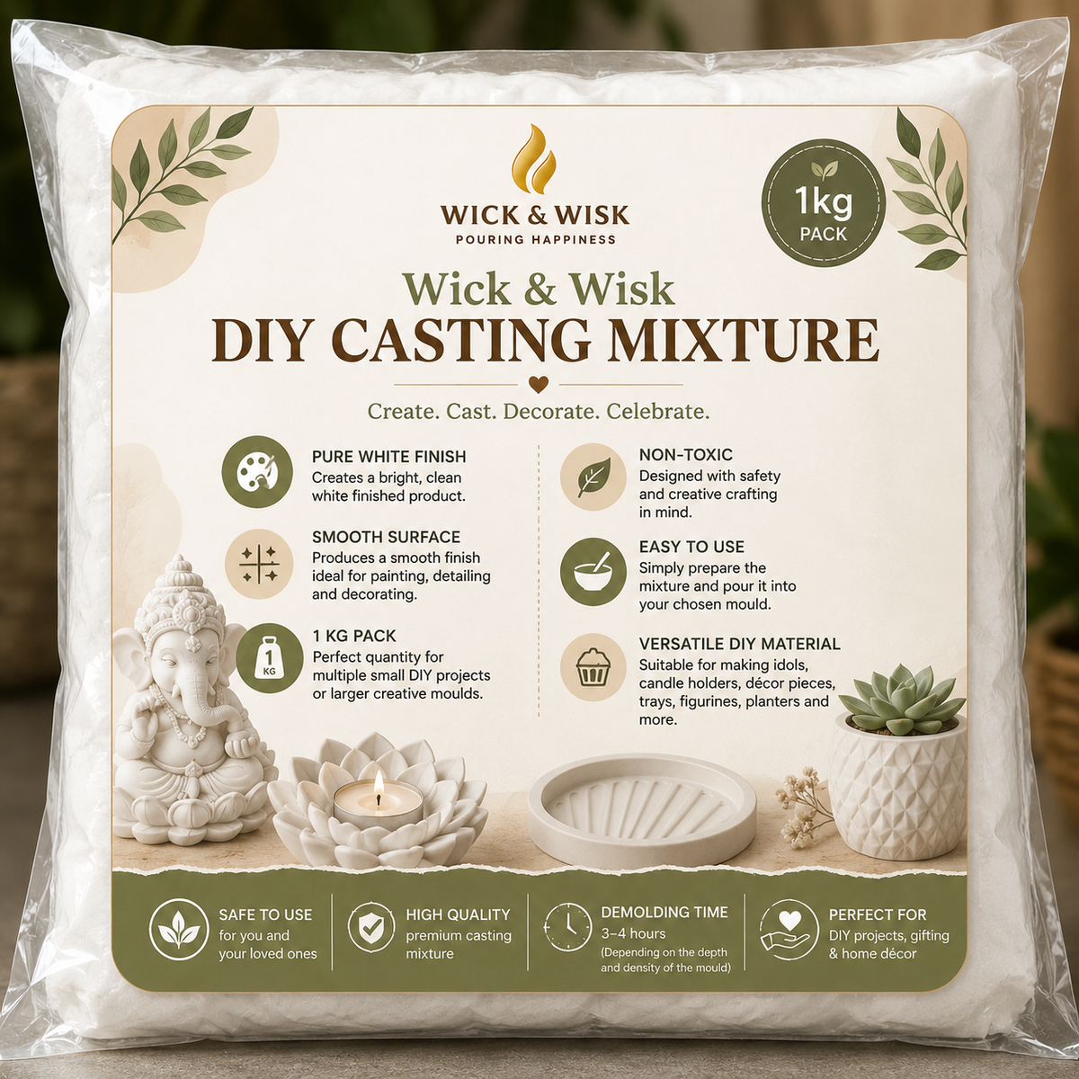 DIY Craft Casting Mixture