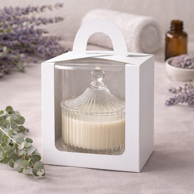Lavender Zen Glow – Soy Wax Candle | Lavender Fragrance
