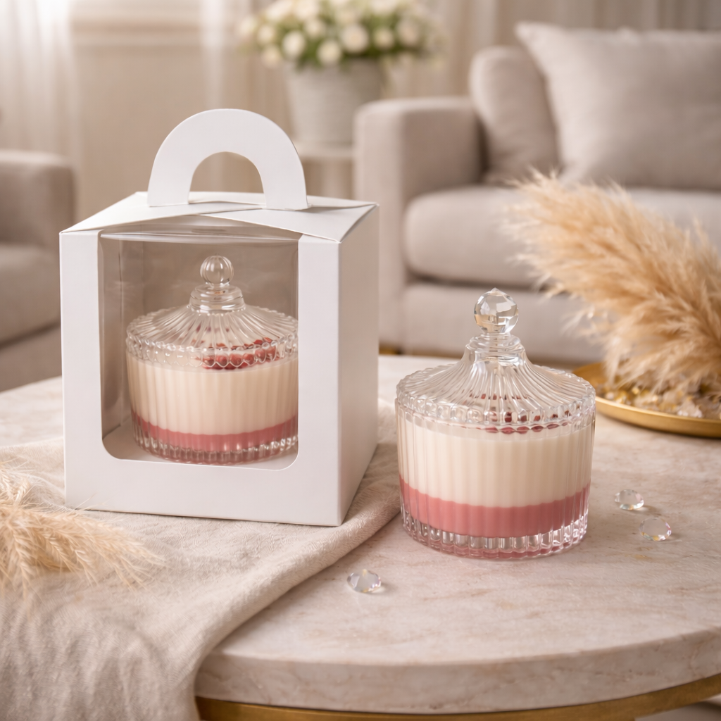 Little Heart Soy Wax Candle | Royal Flowery Fragrance