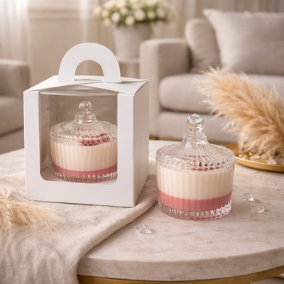 Little Heart Soy Wax Candle | Royal Flowery Fragrance
