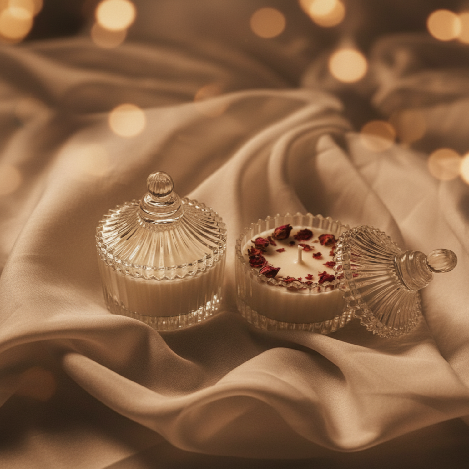 Rose Petal Paradise – Soy Wax Candle | Royal Rose Fragrance