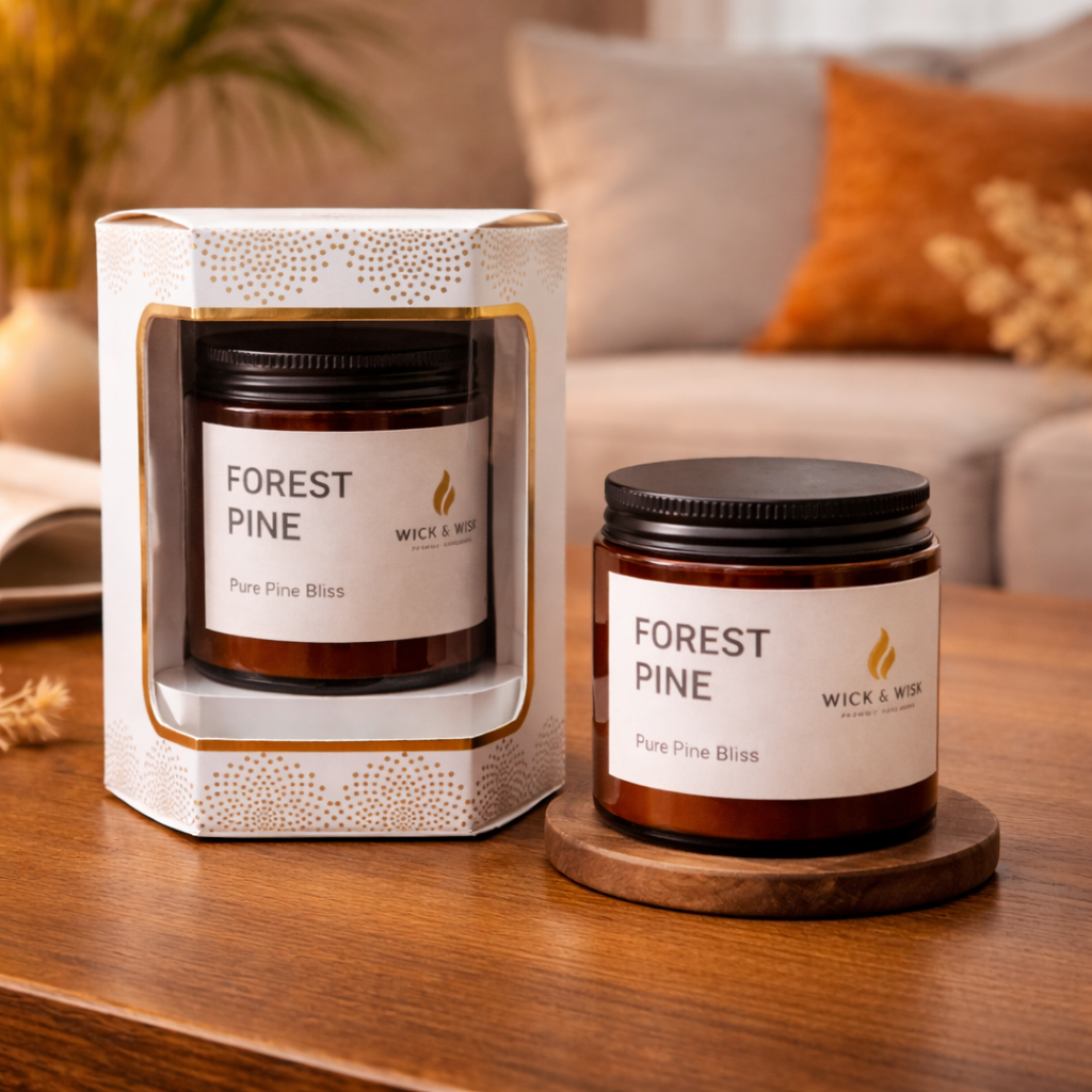 Forest Pine Soy Wax Candle | Eco-Friendly