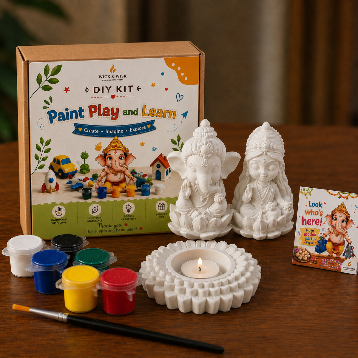 Ganesha Laxmi Trio DIY Kit