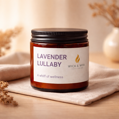 Lavender Soy Wax Candle | Relaxing Floral Aroma