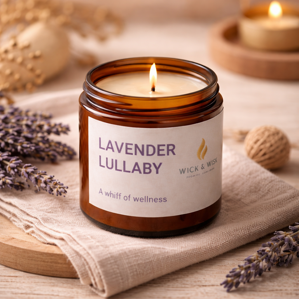 Lavender Soy Wax Candle | Relaxing Floral Aroma
