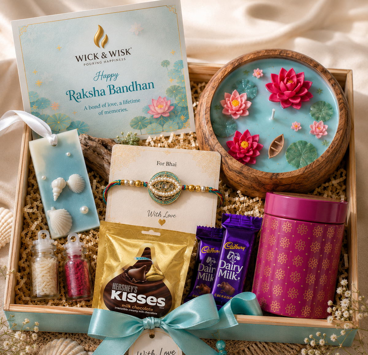 Luxury Rakhi Candle Hamper
