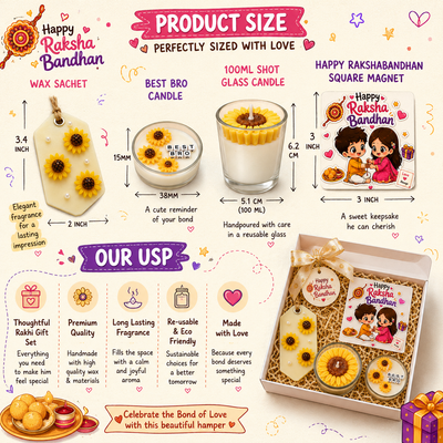 Sunflower Candle Hamper
