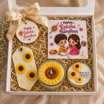 Sunflower Candle Hamper