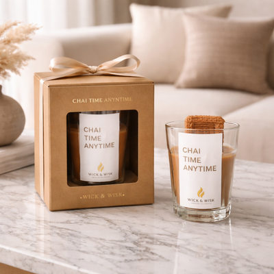 Chai Time Soy Wax Candle | Masala Tea Fragrance