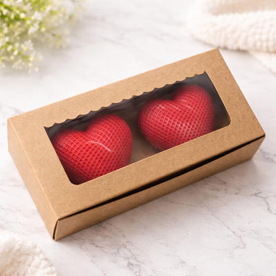 Heart Mesh Candle – Luxury Romantic Soy Wax Candle