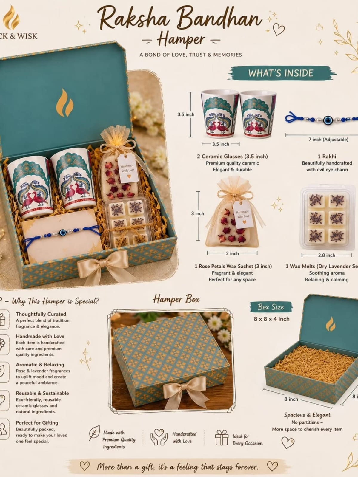 Mayur Rakhi Gift Hamper