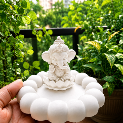 Ganesha Tray Candle Combo
