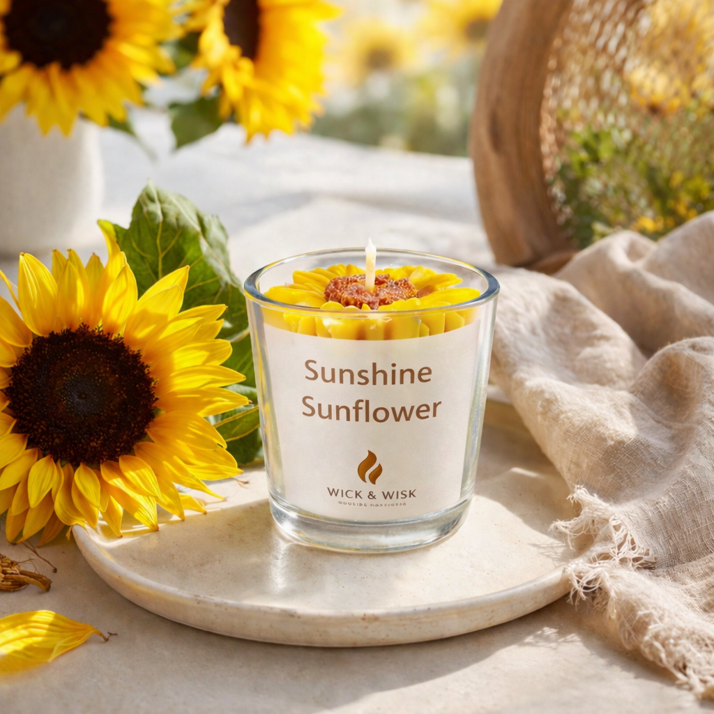 Sunflower Soy Wax Candle | Gilli Mitti Fragrance